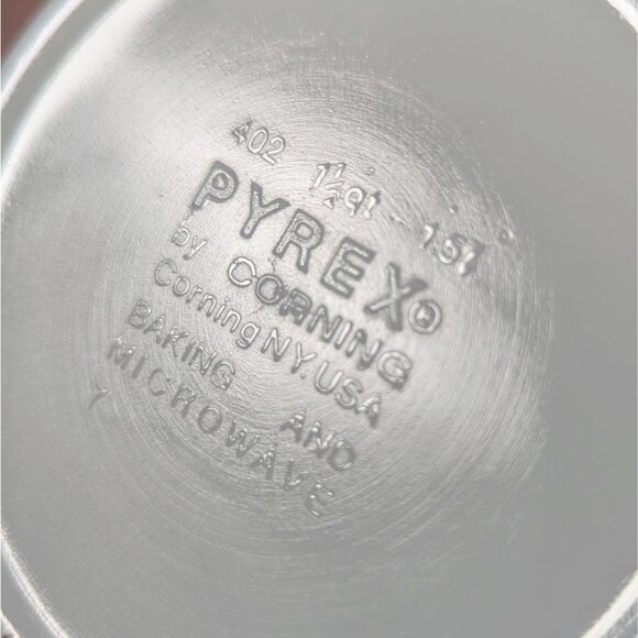 Vintage Pyrex 1976 Homestead Tan Speckled Blue Floral Nesting Bowls Set Of 4 - Picture 10 of 12